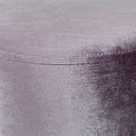 Пуф фиолетовый велюр на золотом металлическом основании Golden Belt варинант исполнения - 4 | Loft Concept в Ульяновске