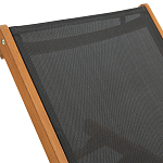 Шезлонг из текстиля и эвкалипта Power of Nature варинант исполнения - 5 | Loft Concept в Ульяновске