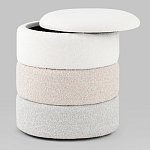 Пуф Three Colors в ткани букле из трех цветов  варинант исполнения - 3 | Loft Concept в Ульяновске