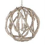 Люстра круглая в виде веток деревьев Natural Driftwood варинант исполнения - 1 | Loft Concept в Ульяновске