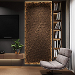 Гипсовая 3D панель с принтографией PM-50 варинант исполнения - 4 | Loft Concept в Ульяновске