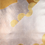 Обои ручная роспись в стиле Арт-деко Namban Colourway SC-290 on Deep Rich Gold gilded paper варинант исполнения - 2 | Loft Concept в Ульяновске