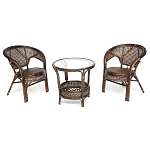 Комплект уличной мебели Angela Dark Brown варинант исполнения - 1 | Loft Concept в Ульяновске