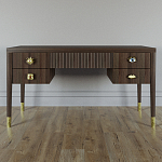 Письменный стол с 4-мя ящиками Elsa Dreams Walnut варинант исполнения - 5 | Loft Concept в Ульяновске