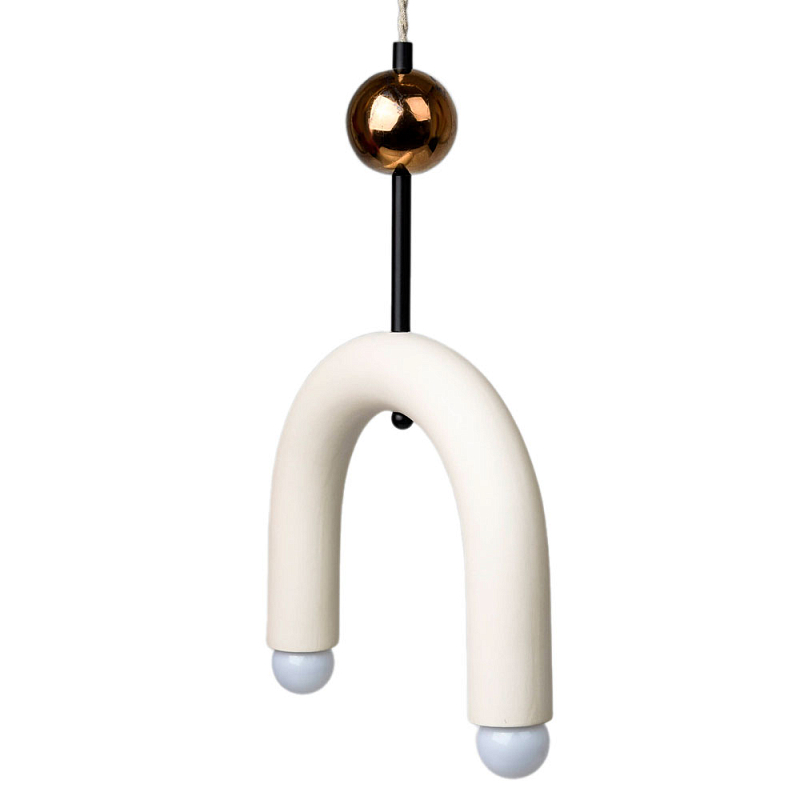 Подвесной светильник MOROSHKA arc [white] Белый Бронза в Ульяновске | Loft Concept 