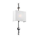 Бра с прямоугольным тканевым абажуром белого цвета Feiss варинант исполнения - 1 | Loft Concept в Ульяновске