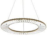 Кольцевая люстра с хрустальным декором Maude Crystal Chandelier варинант исполнения - 1 | Loft Concept в Ульяновске