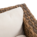 Трехместный садовый диван из плетеного пластика Matteo варинант исполнения - 2 | Loft Concept в Ульяновске