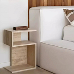 Дизайнерский журнальный стол фигурный с полками Gulip варинант исполнения - 2 | Loft Concept в Ульяновске