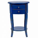 Синяя тумба на фигурных ножках Shelby варинант исполнения - 1 | Loft Concept в Ульяновске