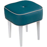 Квадратный мягкий пуф на белых ножках Winton Pouf Square варинант исполнения - 13 | Loft Concept в Ульяновске