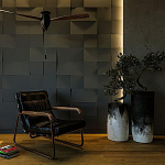 Гипсовая 3D Панель M-08 варинант исполнения - 2 | Loft Concept в Ульяновске