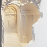 Встраиваемый в стену гипсовый светильник под покраску в античном стиле Antiquity Athena варинант исполнения - 9 | Loft Concept в Ульяновске