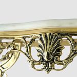 Консоль из бронзы с мраморной столешницей Bronze De Console варинант исполнения - 1 | Loft Concept в Ульяновске