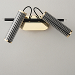 Бра с двумя цилиндрическими плафонами на магнитном креплении Bronze Concert варинант исполнения - 3 | Loft Concept в Ульяновске