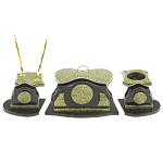 Настольный письменный набор из змеевика из 7-ми элементов Successful Leader варинант исполнения - 3 | Loft Concept в Ульяновске