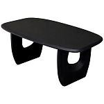 Кофейный стол из массива акации Veras Coffee Table Black варинант исполнения - 1 | Loft Concept в Ульяновске