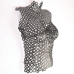 Аксессуар на стену из металла Female Torso Metal Wall Accessory варинант исполнения - 2 | Loft Concept в Ульяновске