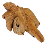 Статуэтка из дерева игуана Animals of the World варинант исполнения - 4 | Loft Concept в Ульяновске