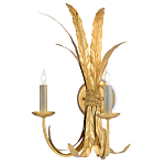 Бра с каркасом в виде пучка золотых перьев Bunch of Feathers варинант исполнения - 2 | Loft Concept в Ульяновске