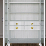 Дизайнерский шкаф витрина Elsa Dreams White с 4-мя ящиками варинант исполнения - 6 | Loft Concept в Ульяновске