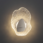 Бра с рельефным волнообразным стеклянным плафоном и вставкой из мрамора Liquid Stone варинант исполнения - 9 | Loft Concept в Ульяновске