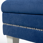 Мягкая банкетка с зоной для хранения Casket Blue варинант исполнения - 3 | Loft Concept в Ульяновске