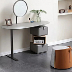 Консоль с зеркалом и  3-мя вращающимися ящиками Eloida варинант исполнения - 5 | Loft Concept в Ульяновске