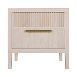 Прикроватная Тумбочка Primo с двумя ящиками Светлый дуб варинант исполнения - 7 | Loft Concept в Ульяновске