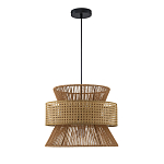 Подвесной светильник с абажуром из натуральных материалов Light Inside the Cell варинант исполнения - 3 | Loft Concept в Ульяновске