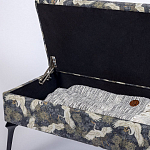 Банкетка с принтом из журавлей Crane варинант исполнения - 5 | Loft Concept в Ульяновске