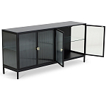 Сервант четырехдверный с рифленым стеклом The Keeper варинант исполнения - 2 | Loft Concept в Ульяновске