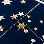 Обои с вышивкой ручной работы Cosmos Original colourway on velvet варинант исполнения - 4 | Loft Concept в Ульяновске