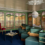 Обои ручная роспись The Plain of Musashi Original colourway on painted Xuan paper with gold ombre варинант исполнения - 1 | Loft Concept в Ульяновске