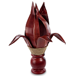 Настольная лампа красная INDONESIAN LAMPS варинант исполнения - 1 | Loft Concept в Ульяновске