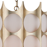 Подвесной светильник в форме цилиндра с фактурным серебряным каркасом и тканевым абажуром Silver Honeycomb варинант исполнения - 2 | Loft Concept в Ульяновске