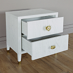 Тумба прикроватная с двумя ящиками Elsa Dreams White варинант исполнения - 2 | Loft Concept в Ульяновске