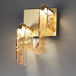 Бра волнистой формы из фактурного стекла Wave варинант исполнения - 7 | Loft Concept в Ульяновске