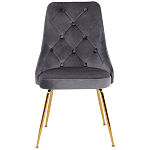 Стул в серой велюровой обивке Ward Grey Velour Chair варинант исполнения - 2 | Loft Concept в Ульяновске