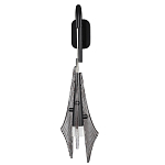 Бра черного цвета с плафоном из рельефного стекла Glass Pod варинант исполнения - 7 | Loft Concept в Ульяновске