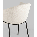 Стул Brace букле белый варинант исполнения - 3 | Loft Concept в Ульяновске