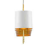 Люстра прямоугольная с белыми цилиндрическими абажурами White Ribbon варинант исполнения - 1 | Loft Concept в Ульяновске