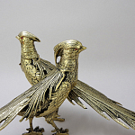 Статуэтка бронзовая пара Фазаны Bronze Birds варинант исполнения - 1 | Loft Concept в Ульяновске