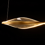 Люстра линейная с изогнутым плафоном Wave Line варинант исполнения - 7 | Loft Concept в Ульяновске