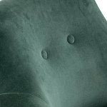 Кресло велюровое темно-зеленого цвета Diaspro Green Armchair варинант исполнения - 5 | Loft Concept в Ульяновске