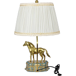 Настольная лампа из фарфора Лошадь Frodi варинант исполнения - 2 | Loft Concept в Ульяновске