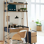 Вращающееся офисное кресло на колёсах Delwyn Chair White варинант исполнения - 5 | Loft Concept в Ульяновске