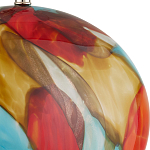 Настольная лампа разноцветная с овальным тканевым абажуром Abstraction варинант исполнения - 1 | Loft Concept в Ульяновске