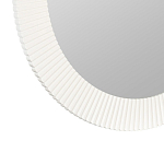 Зеркало в круглой фактурной раме Mirror Modern Texture белое варинант исполнения - 2 | Loft Concept в Ульяновске