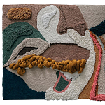 Тканый вручную текстильный гобелен Orchid варинант исполнения - 3 | Loft Concept в Ульяновске